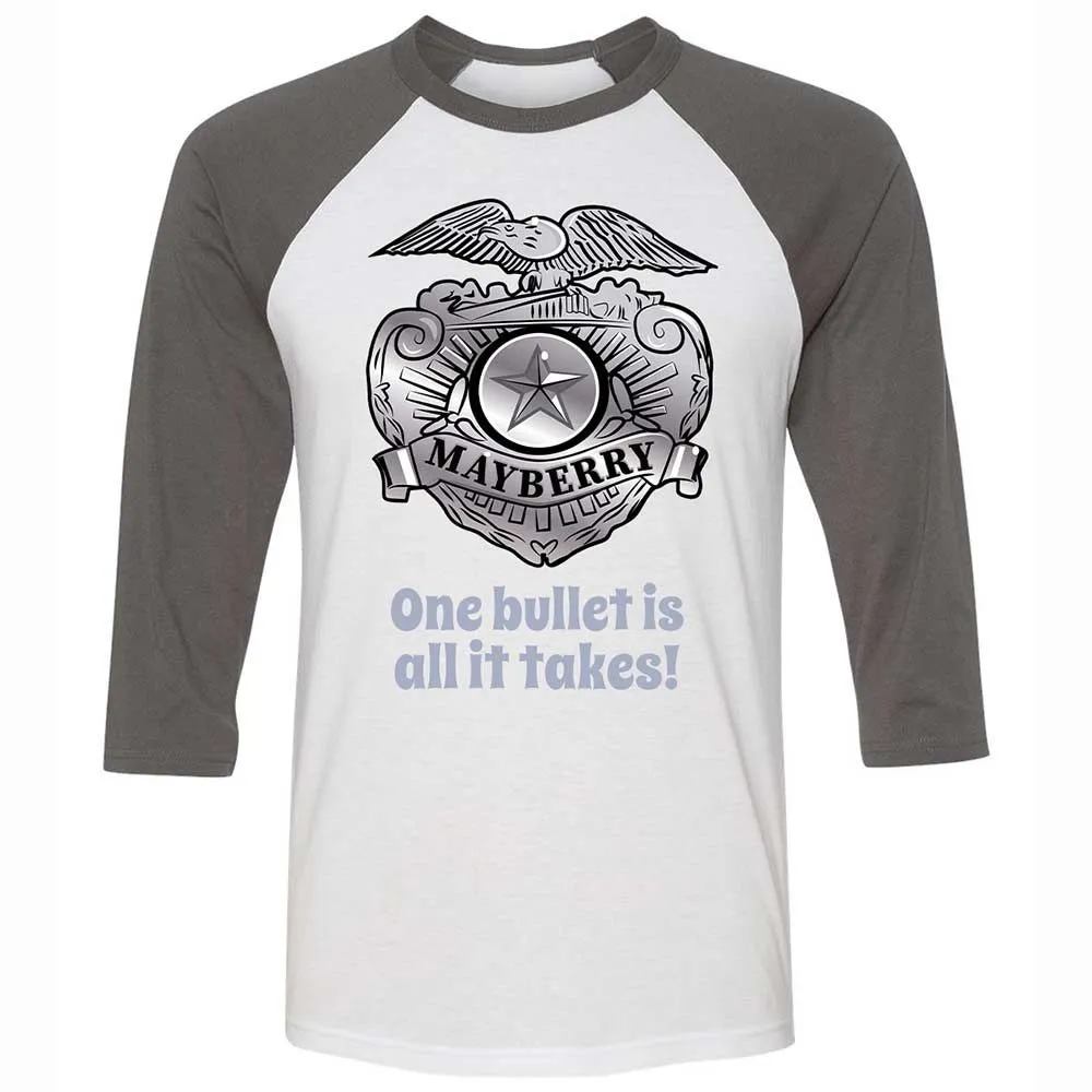 Unisex 3/4 Baseball Tee - 5TZJB6SZ - White/Asphalt - 2