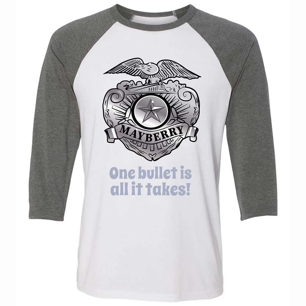 Unisex 3/4 Baseball Tee - 5TZJB6SZ - White/Deep Heather - 11