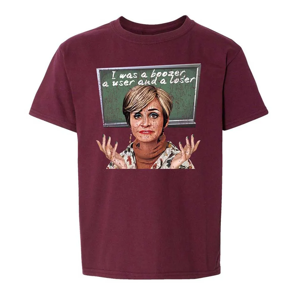 Kids T-Shirt - 91PE7AHD - Maroon - 14