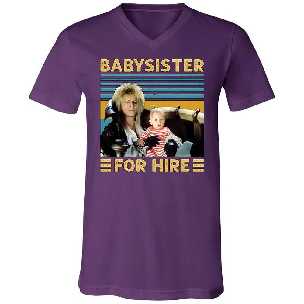 Unisex V-Neck T-Shirt - LZJPYWPX - Team Purple - 10