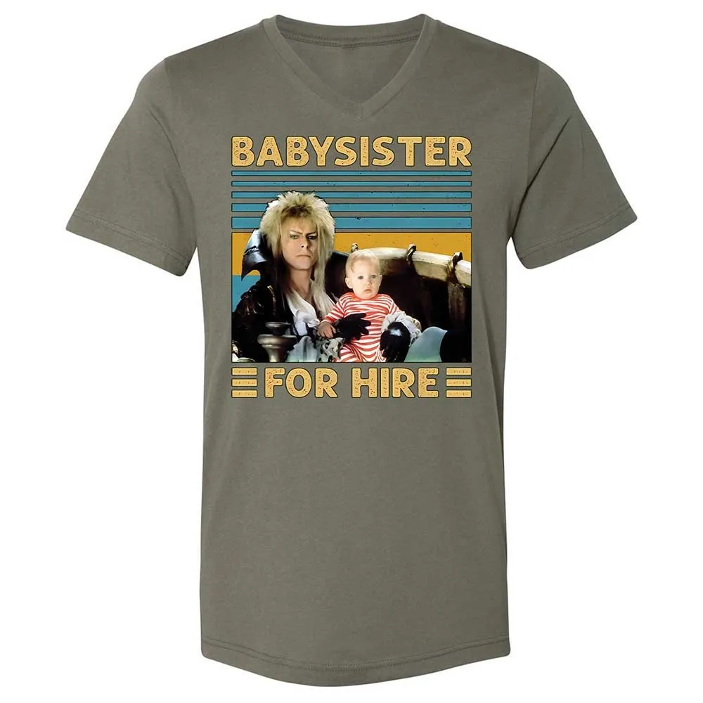 Unisex V-Neck T-Shirt - LZJPYWPX - Military Green - 11