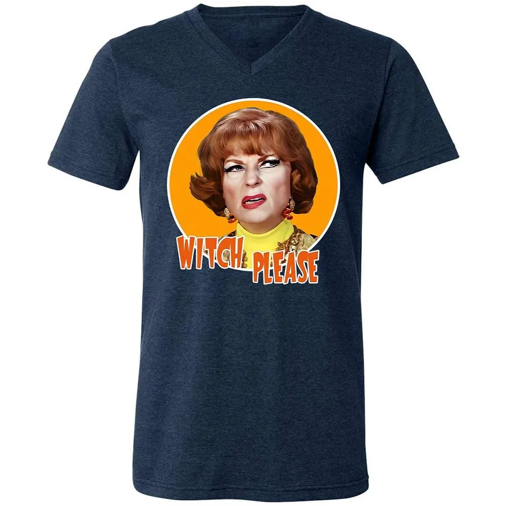 Unisex V-Neck T-Shirt - Y3EJEZ6C - Heather Navy - 3
