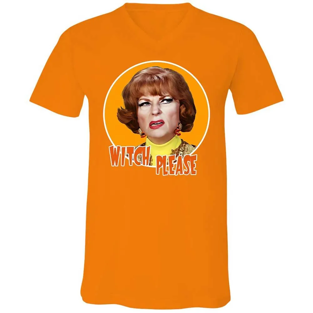 Unisex V-Neck T-Shirt - Y3EJEZ6C - Orange - 12