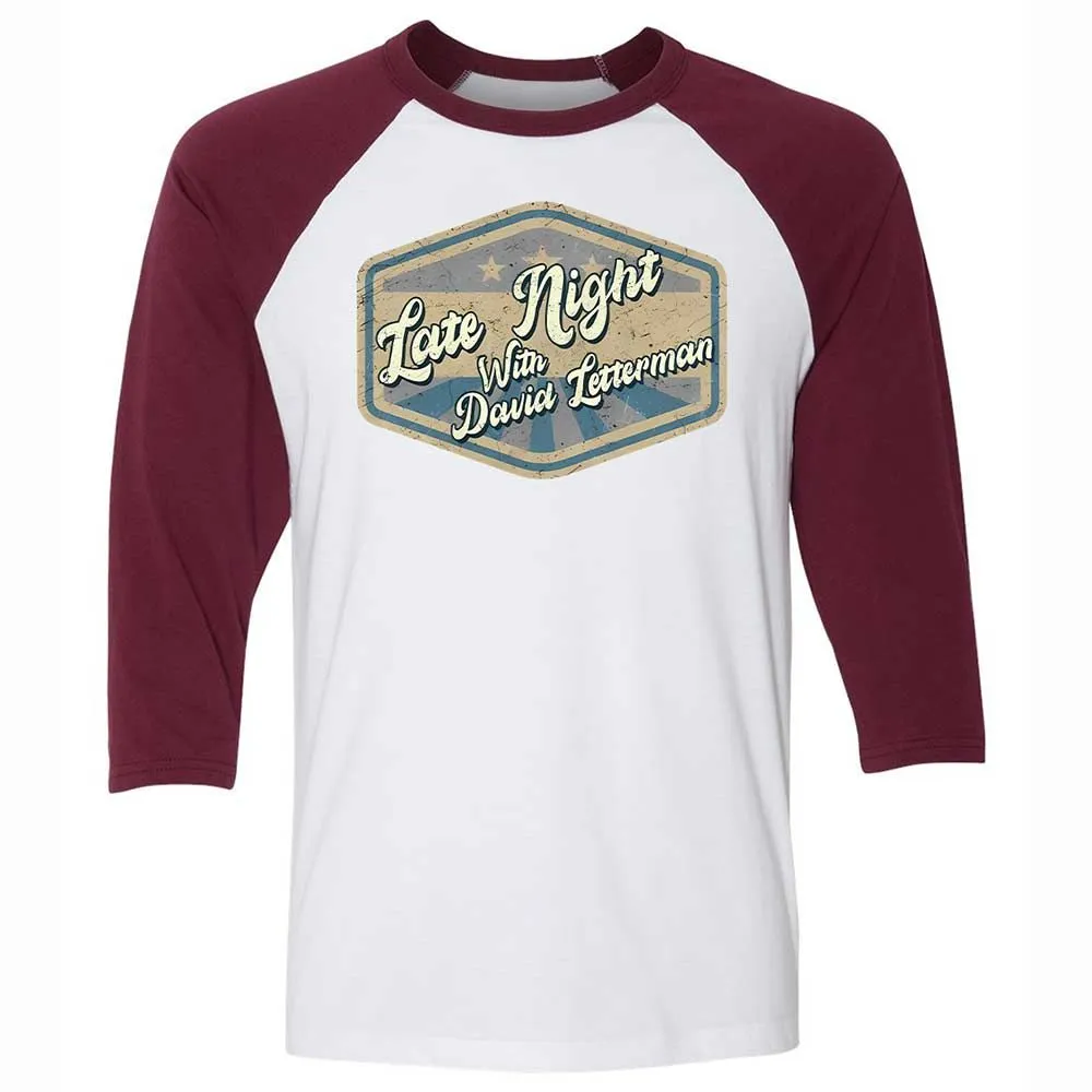 Late Night with David Letterman - White/Maroon - 7