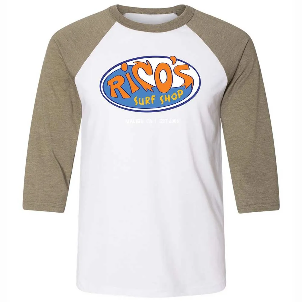 Rico's Surf Shop - White/Heather Olive - 4
