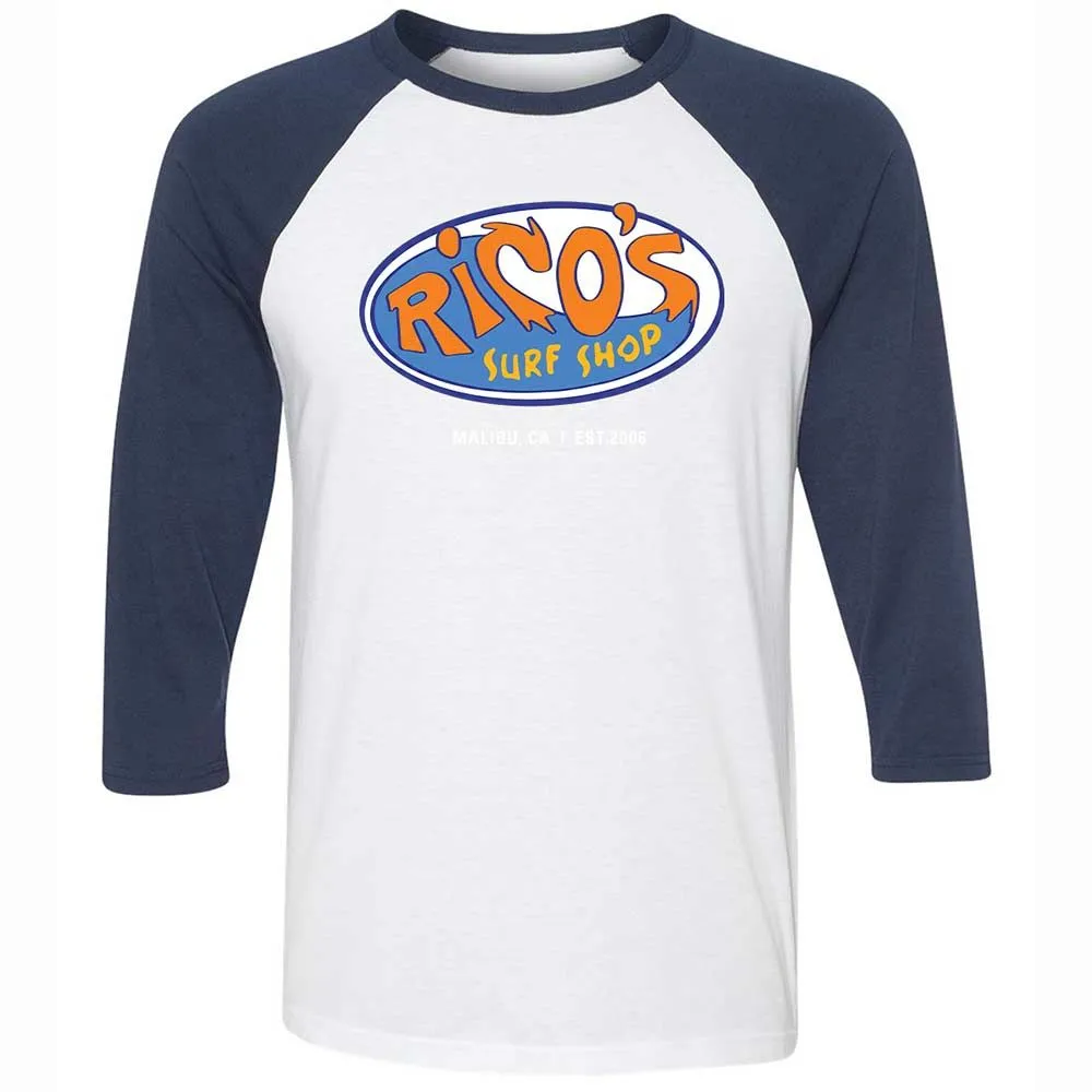 Rico's Surf Shop - White/Navy - 8