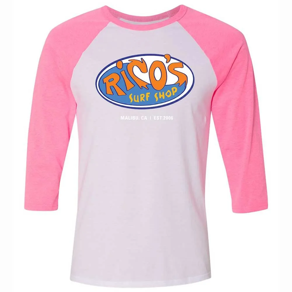 Rico's Surf Shop - White/Neon Pink - 12