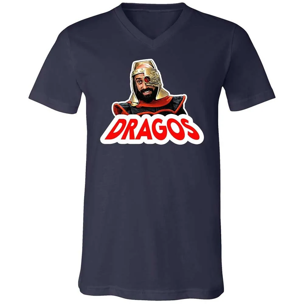 Unisex V-Neck T-Shirt - CNU6XPSE - Navy - 2