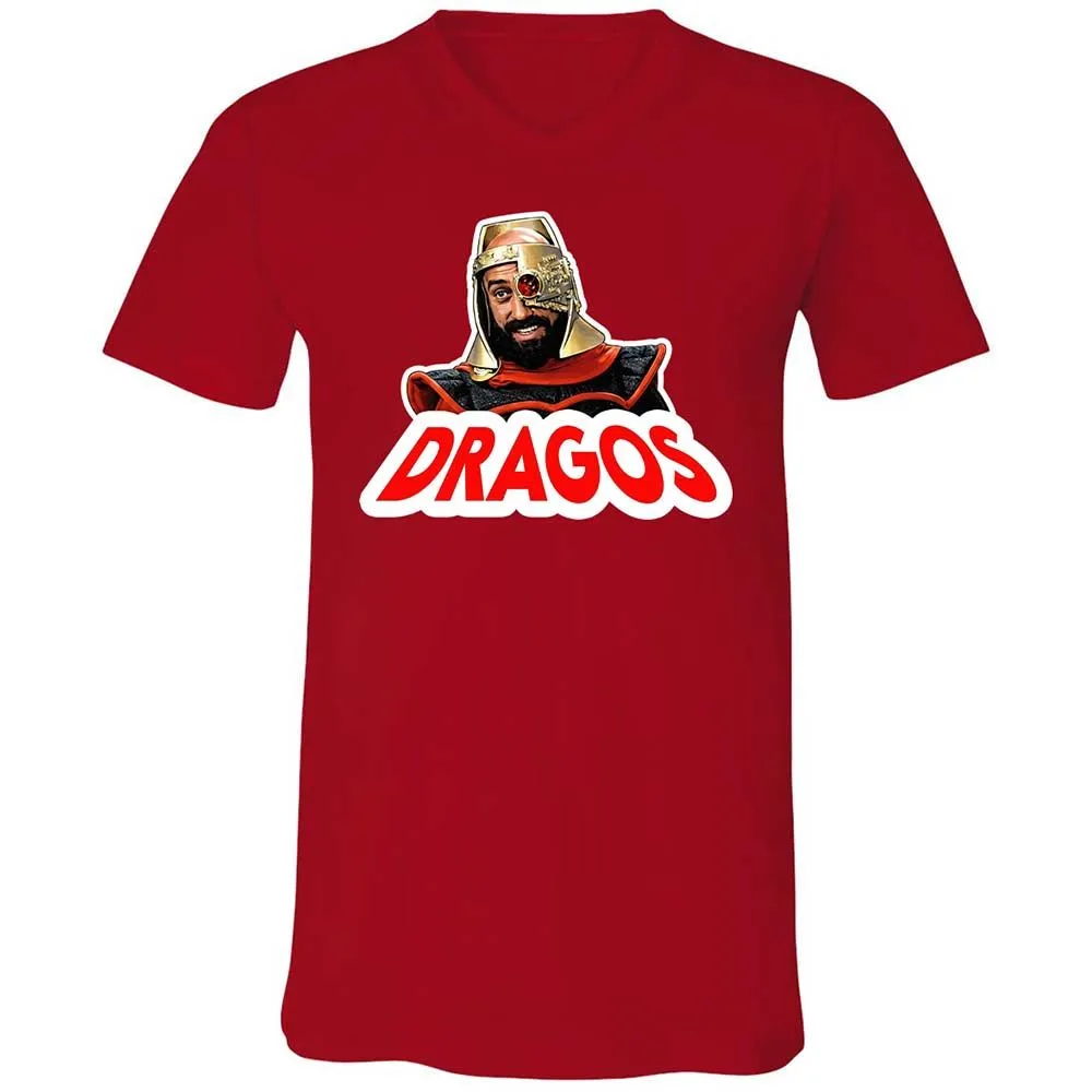 Unisex V-Neck T-Shirt - CNU6XPSE - Red - 6