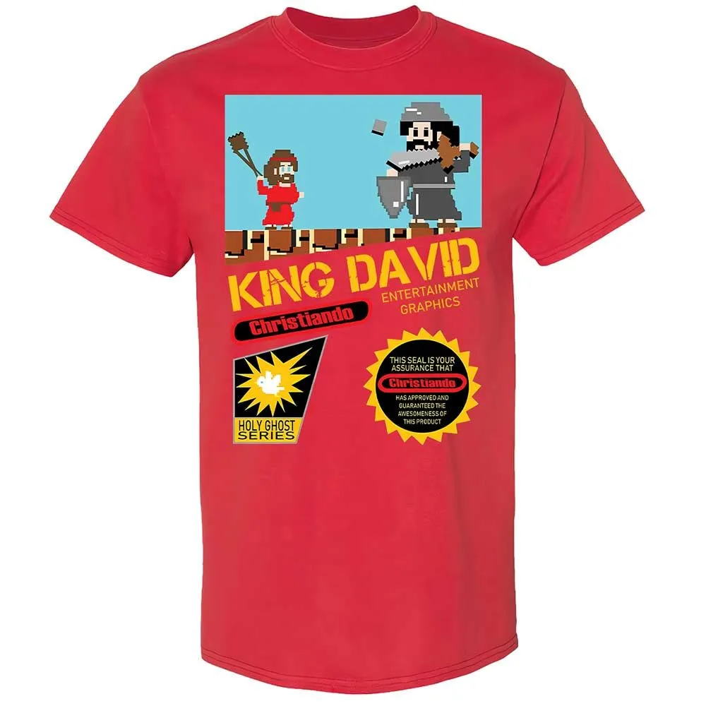 David Vs Goliath Cool Christian - Red - 10