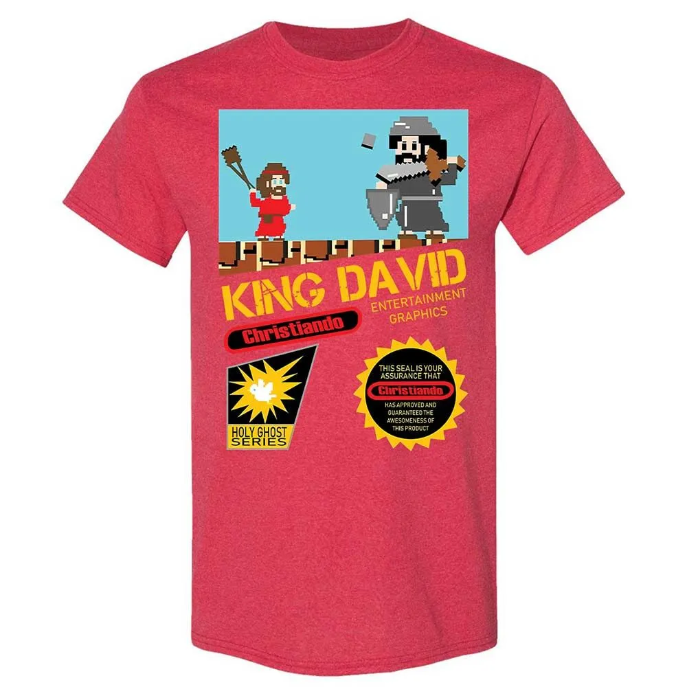 David Vs Goliath Cool Christian - Heather Red - 11