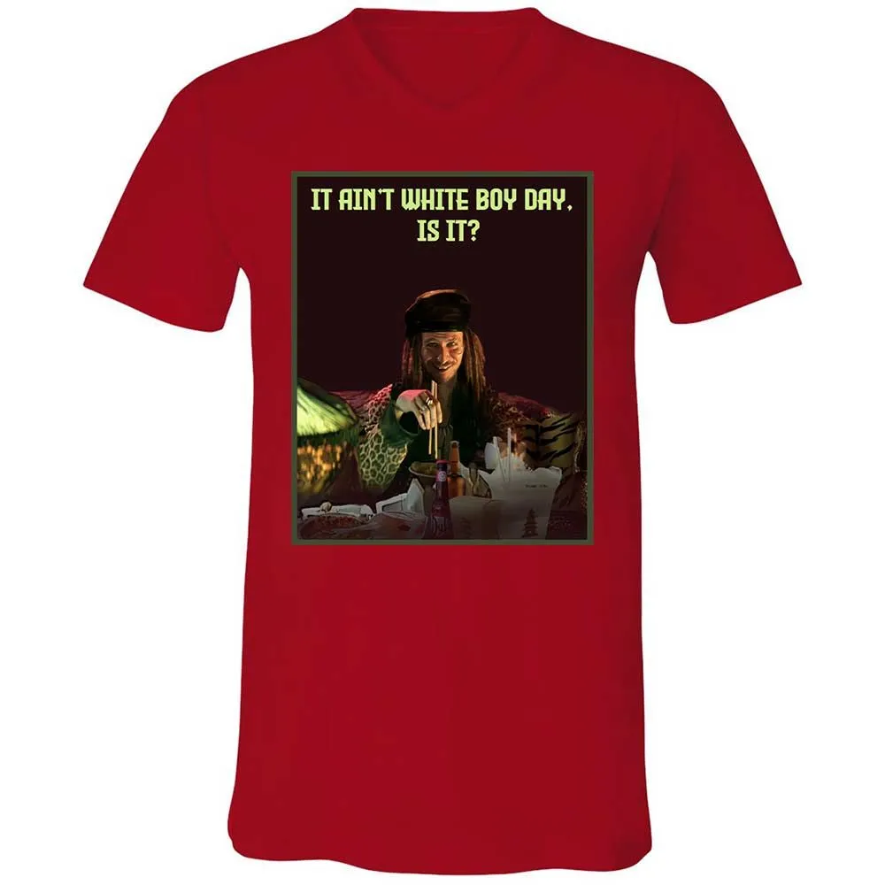 Unisex V-Neck T-Shirt - CJW72A76 - Red - 6