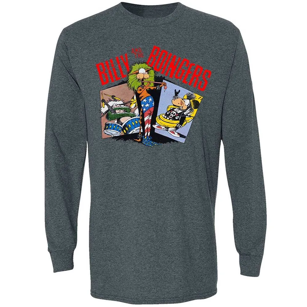 Long Sleeve T-Shirt - BY9T3K3G - Dark Heather - 5