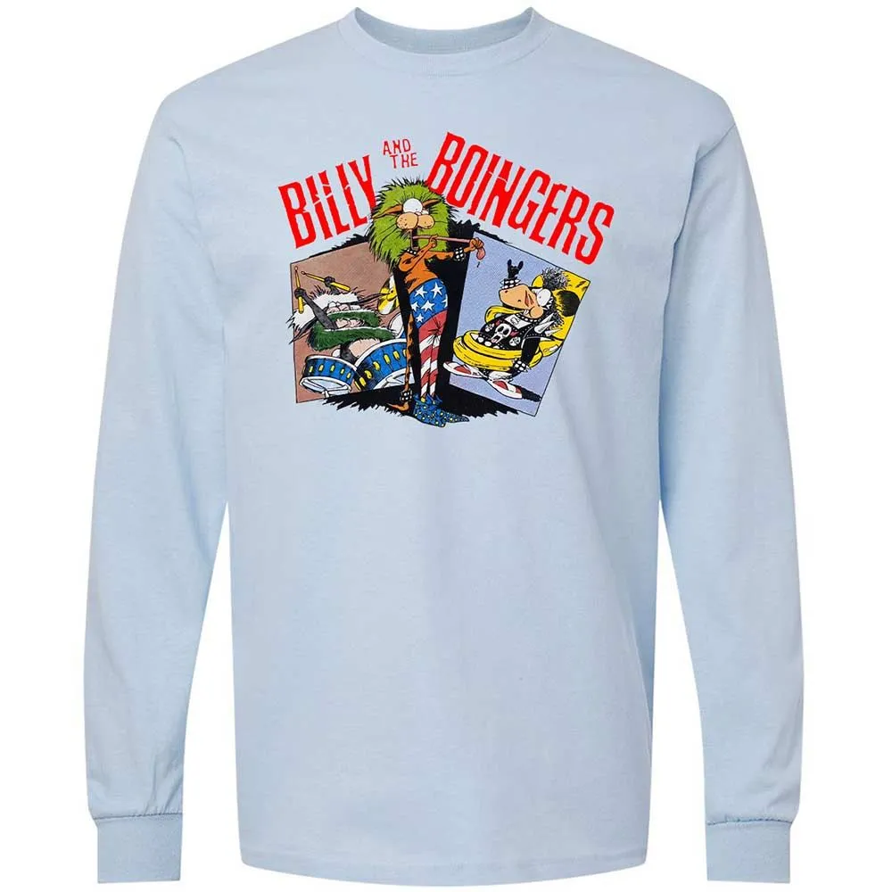Long Sleeve T-Shirt - BY9T3K3G - Light Blue - 18