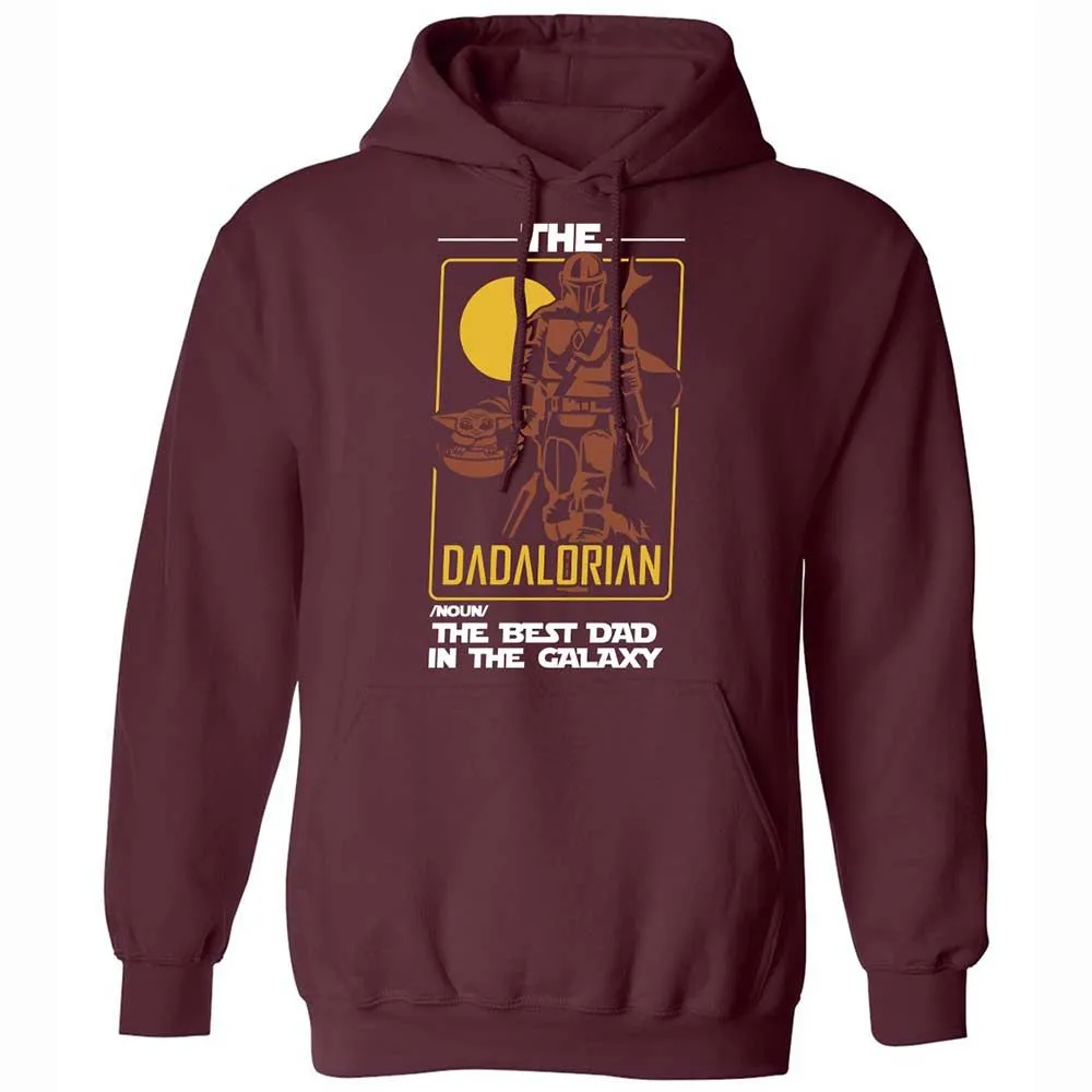 The Dadalorian The Best Dad In The Galaxy - Maroon - 7