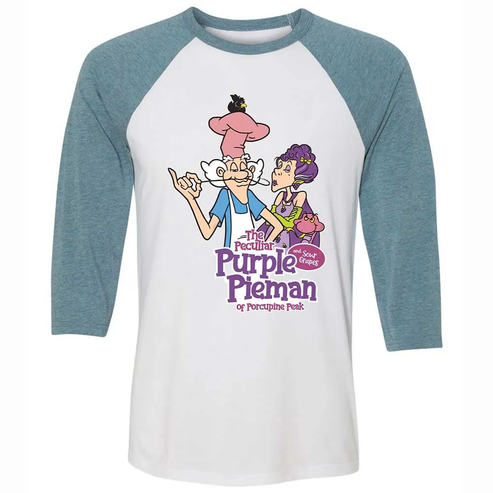 The Peculiar Purple Pie Man - White/Denim - 3