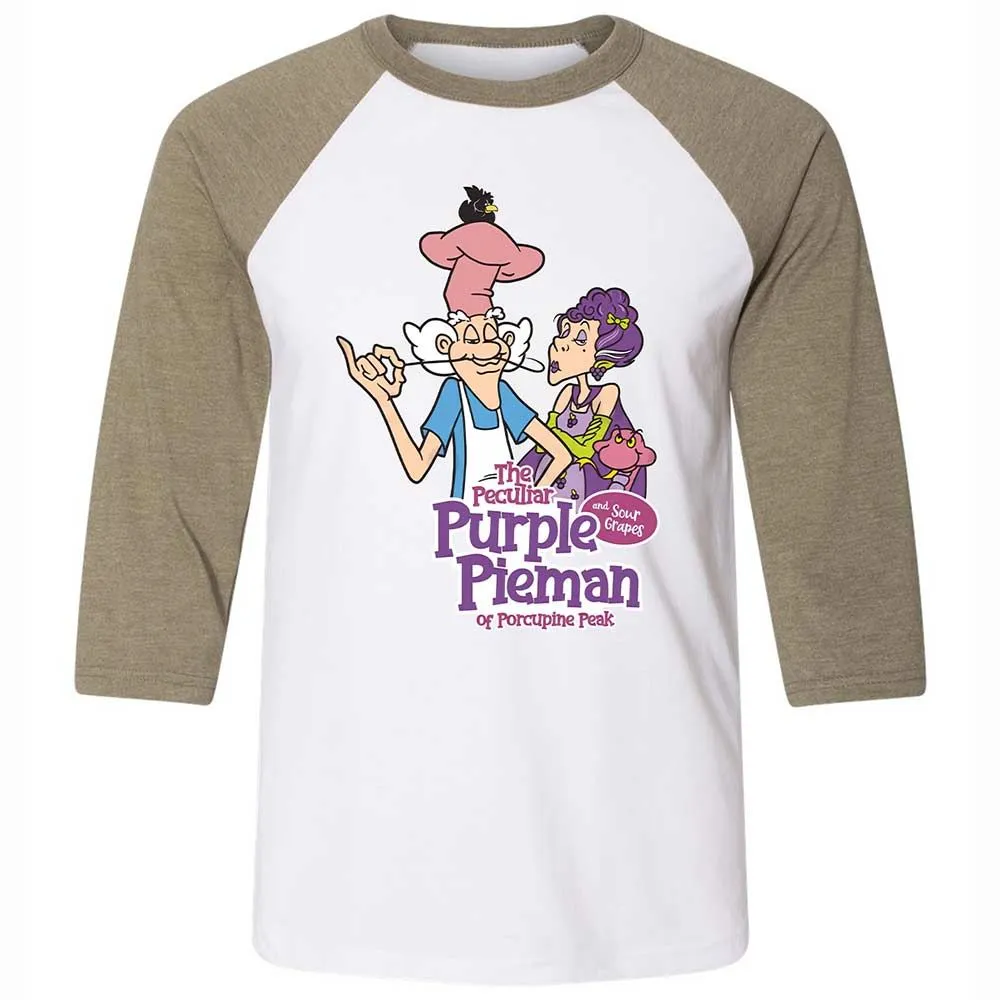 The Peculiar Purple Pie Man - White/Heather Olive - 4