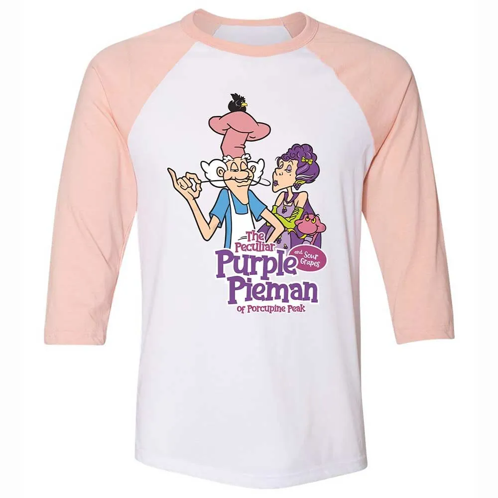 The Peculiar Purple Pie Man - White/Heather Peach - 5