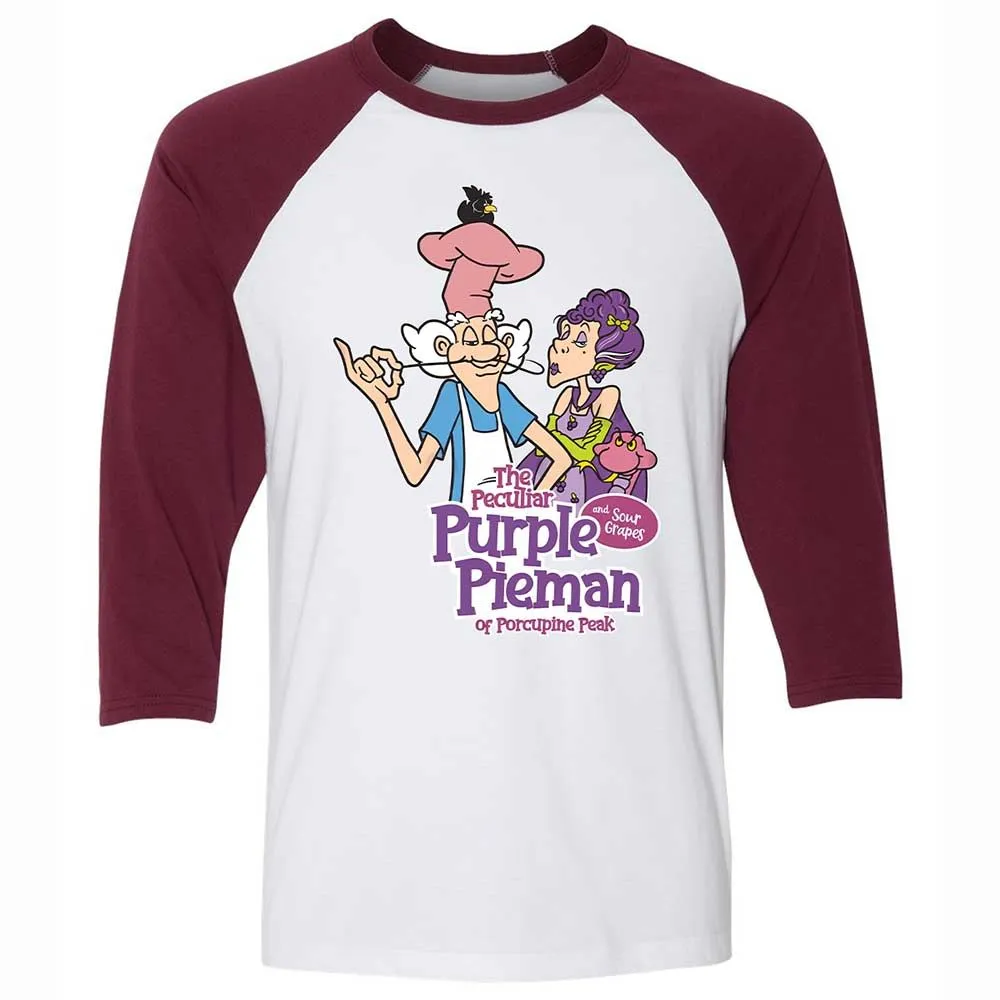 The Peculiar Purple Pie Man - White/Maroon - 7