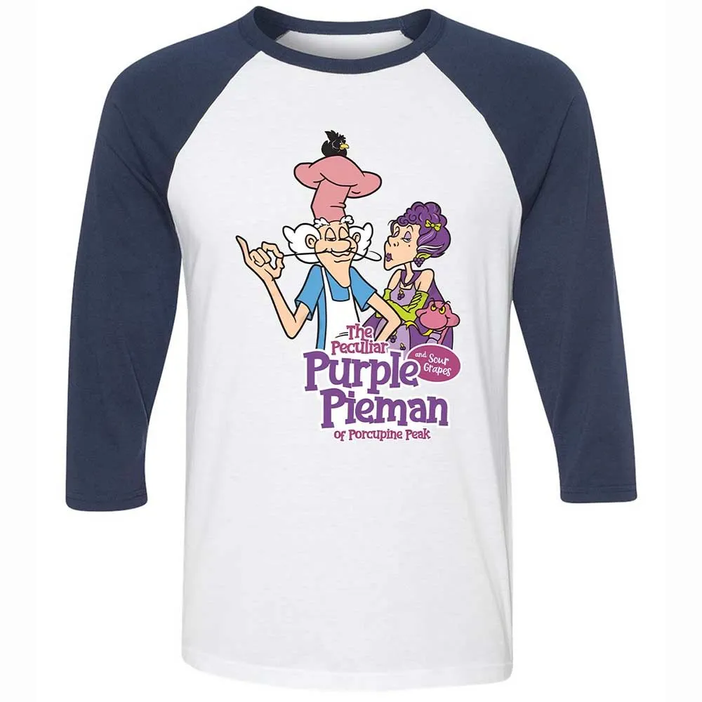 The Peculiar Purple Pie Man - White/Navy - 8