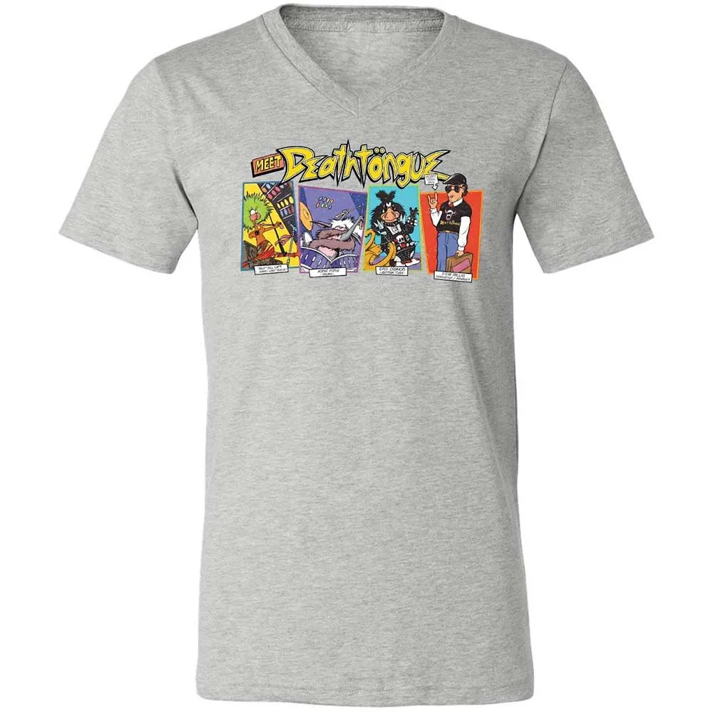 Unisex V-Neck T-Shirt - G6F9M4P6 - Athletic Heather - 15