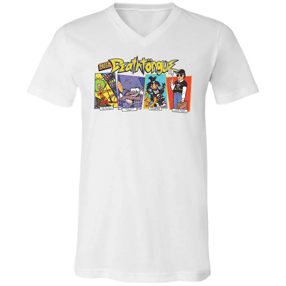 Unisex V-Neck T-Shirt - G6F9M4P6 - White - 16