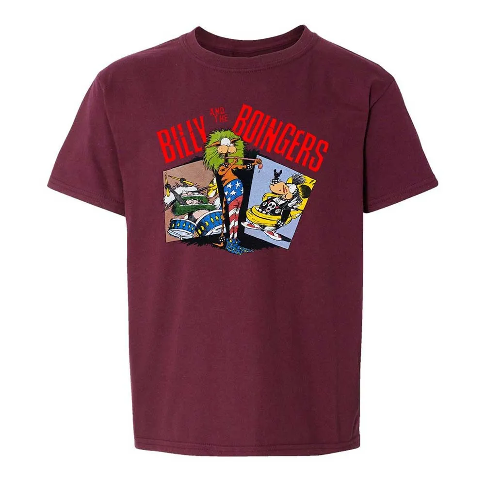 Kids T-Shirt - BQXFCKJG - Maroon - 14