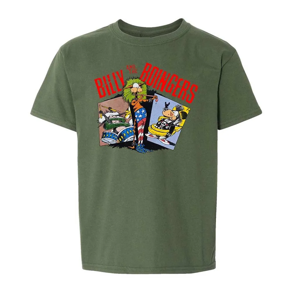 Kids T-Shirt - BQXFCKJG - Military Green - 19