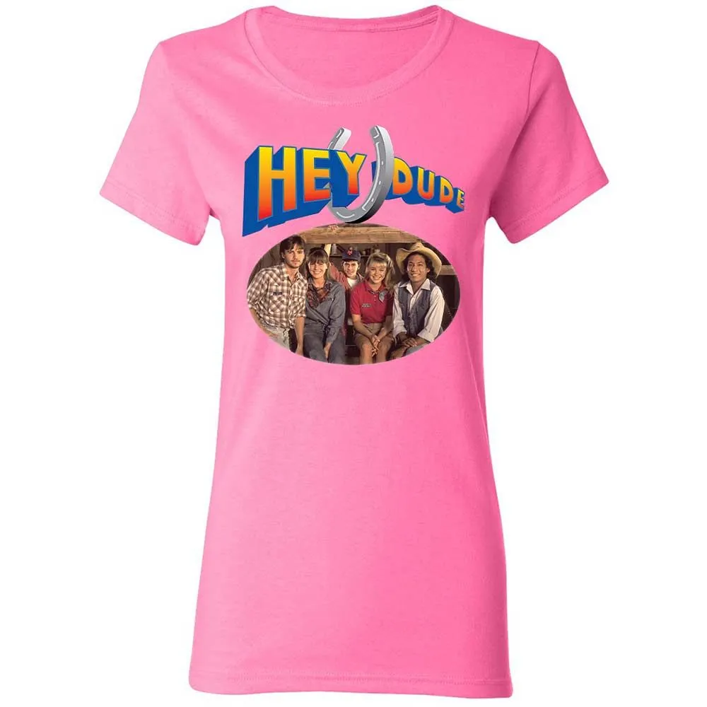 Women's T-Shirt - 6BNGQESF - Azalea - 4