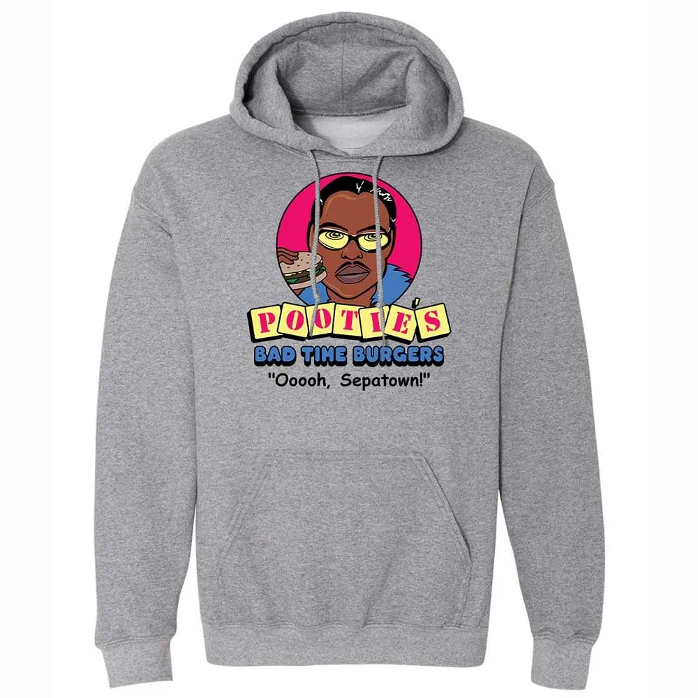 Pootie's Bad Time Burgers - Graphite Heather - 17