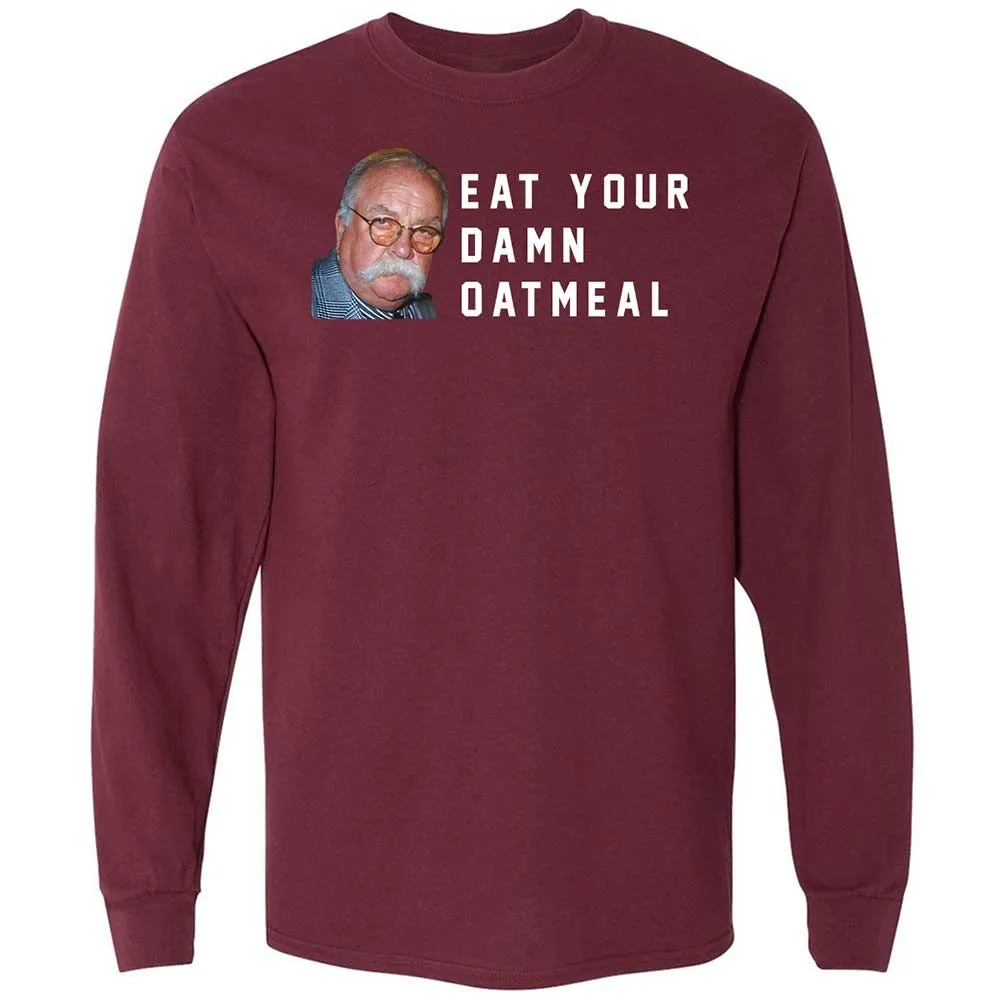 Eat Your Damn Oatmeal - Maroon - 6