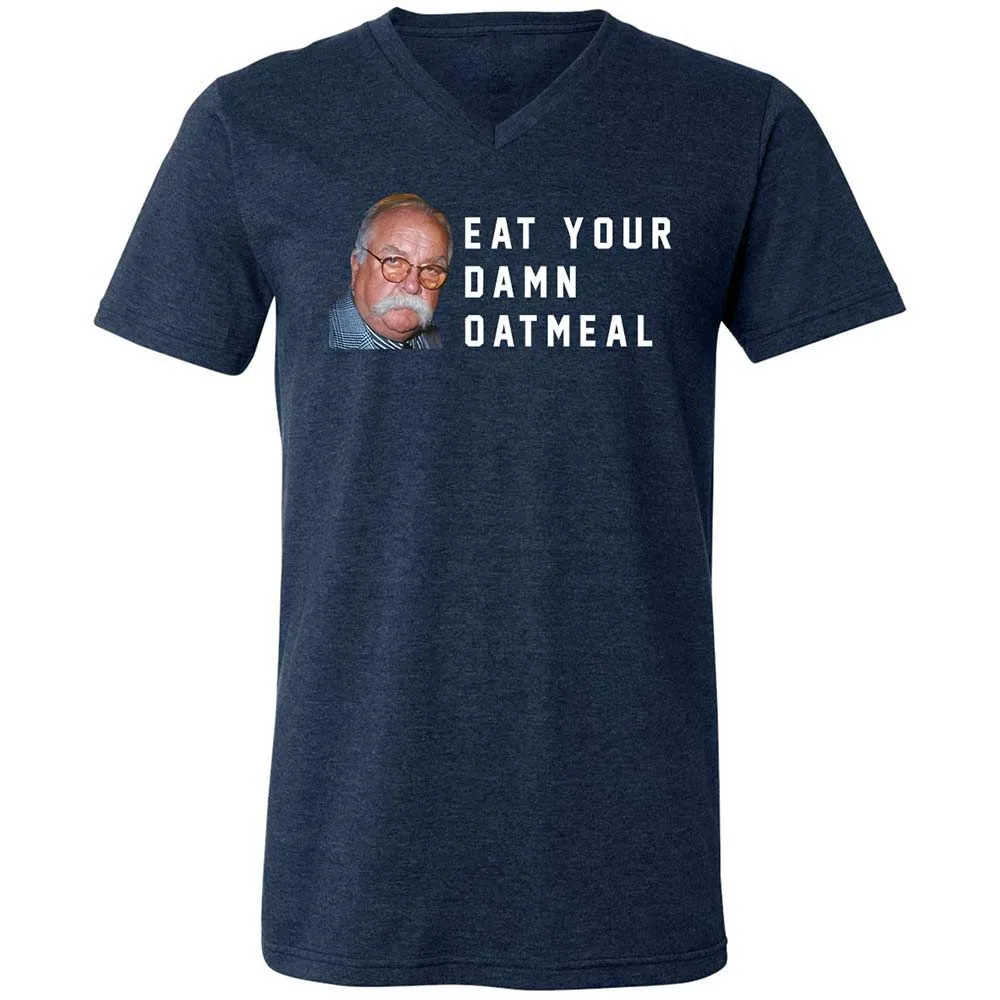 Eat Your Damn Oatmeal - Heather Navy - 3