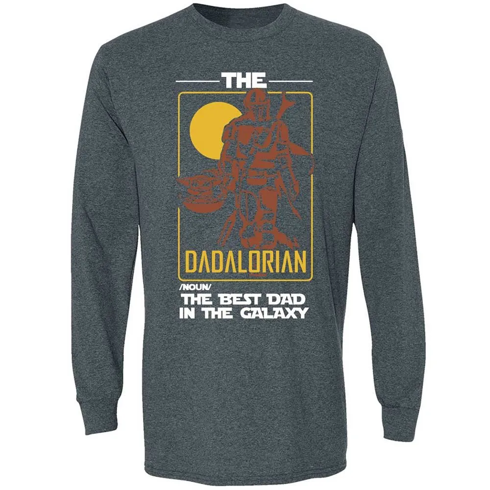 The Dadalorian The Best Dad In The Galaxy - Dark Heather - 5