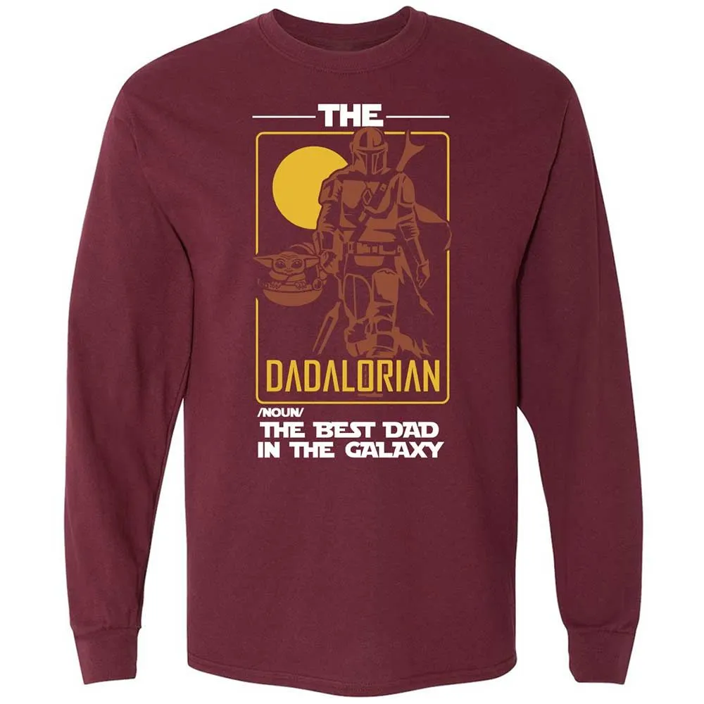 The Dadalorian The Best Dad In The Galaxy - Maroon - 6