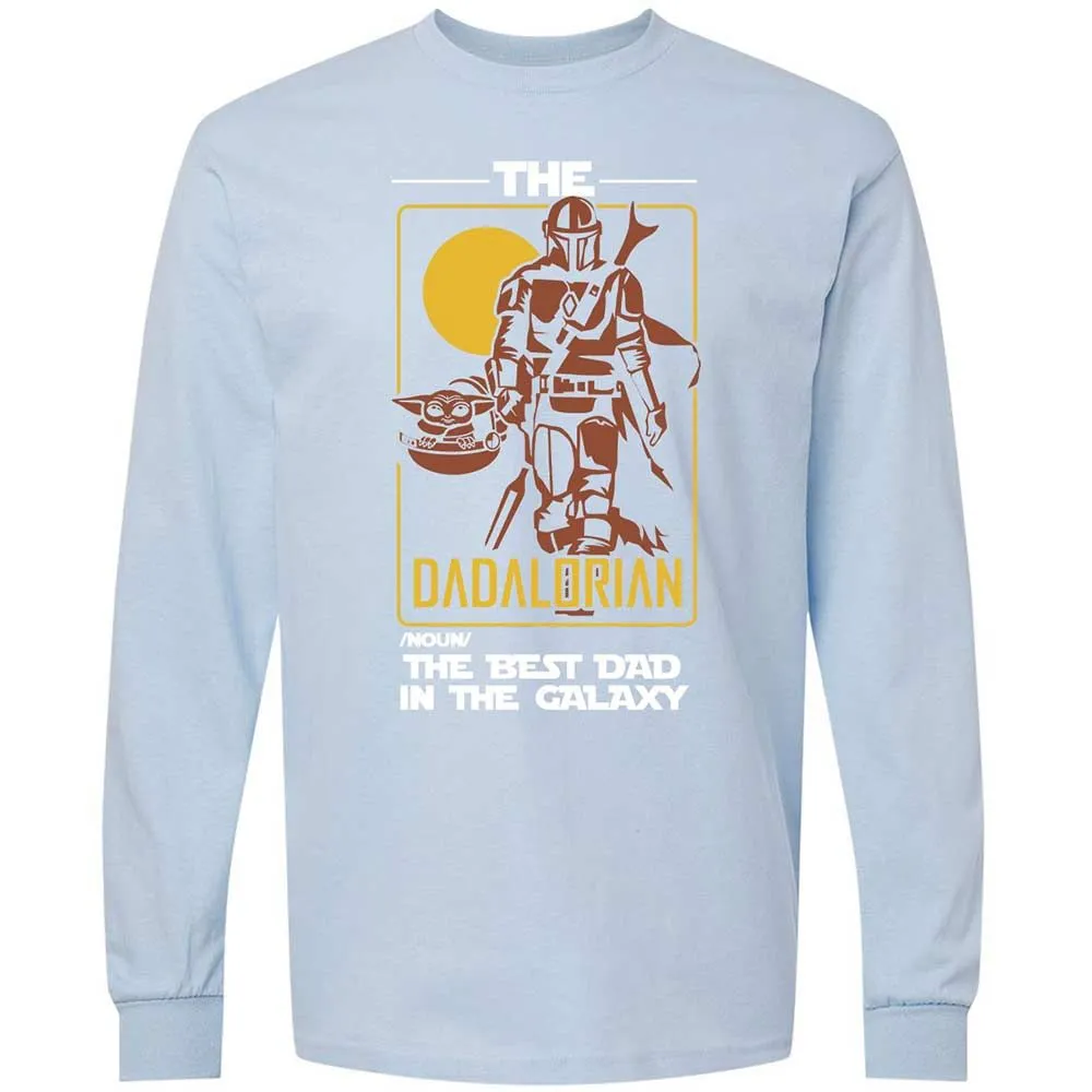 The Dadalorian The Best Dad In The Galaxy - Light Blue - 18