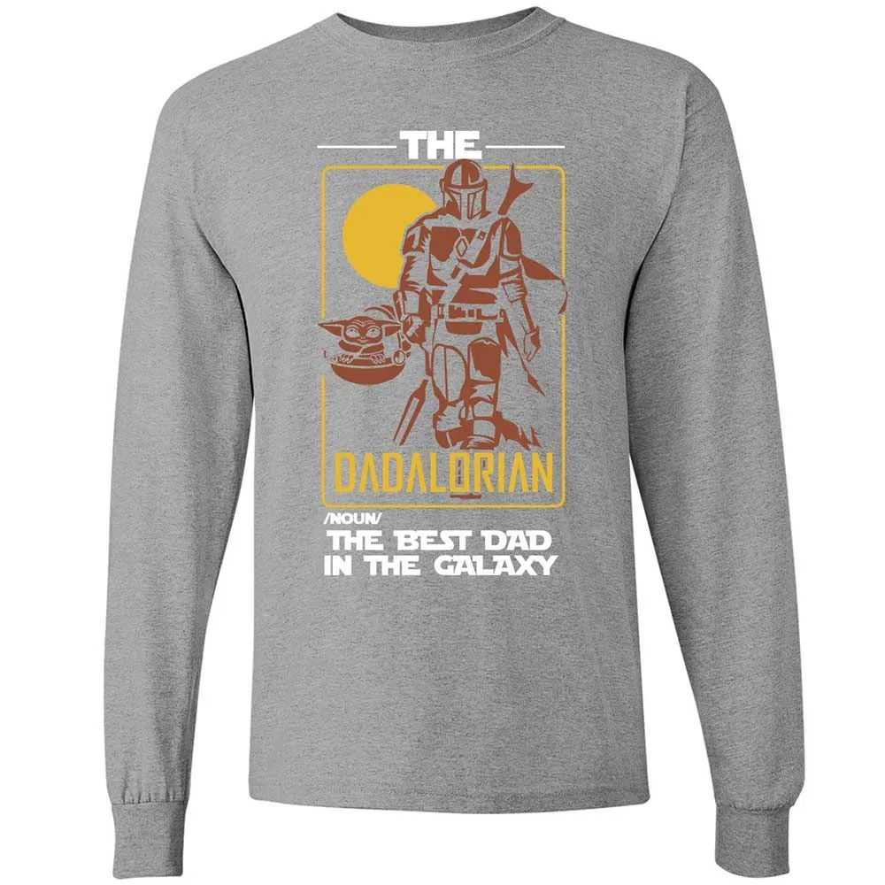 The Dadalorian The Best Dad In The Galaxy - Sport Grey - 19