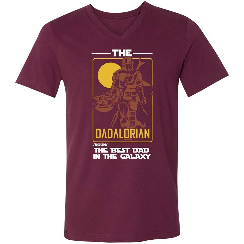The Dadalorian The Best Dad In The Galaxy - Maroon - 8