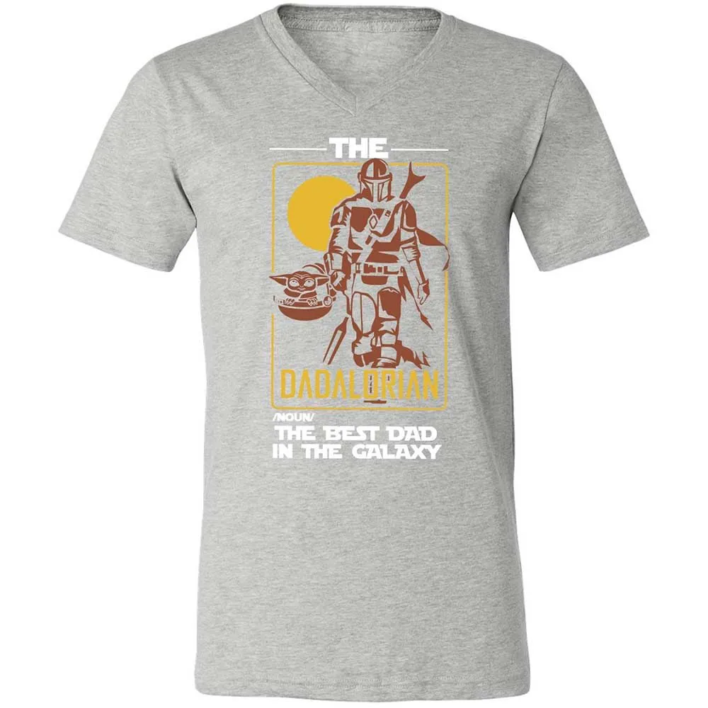 The Dadalorian The Best Dad In The Galaxy - Athletic Heather - 15