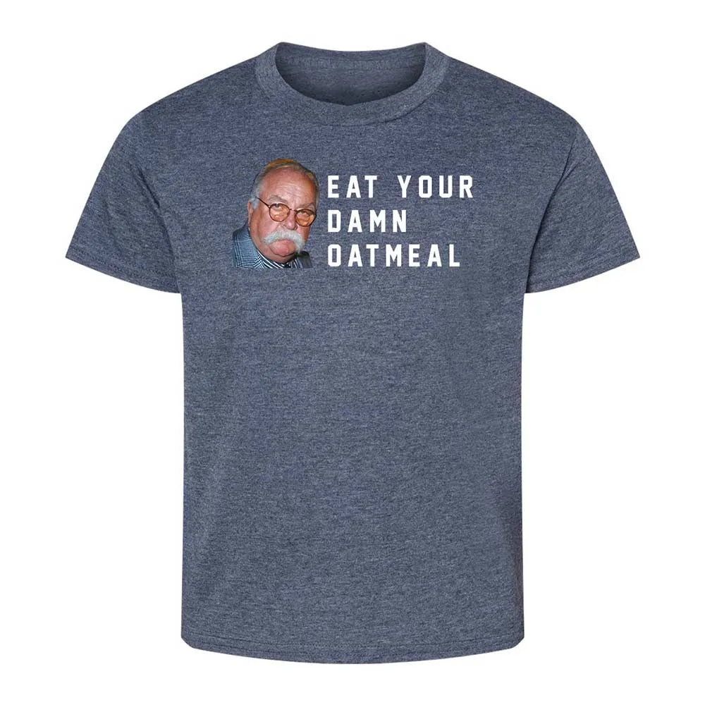 Eat Your Damn Oatmeal - Heather Navy - 9