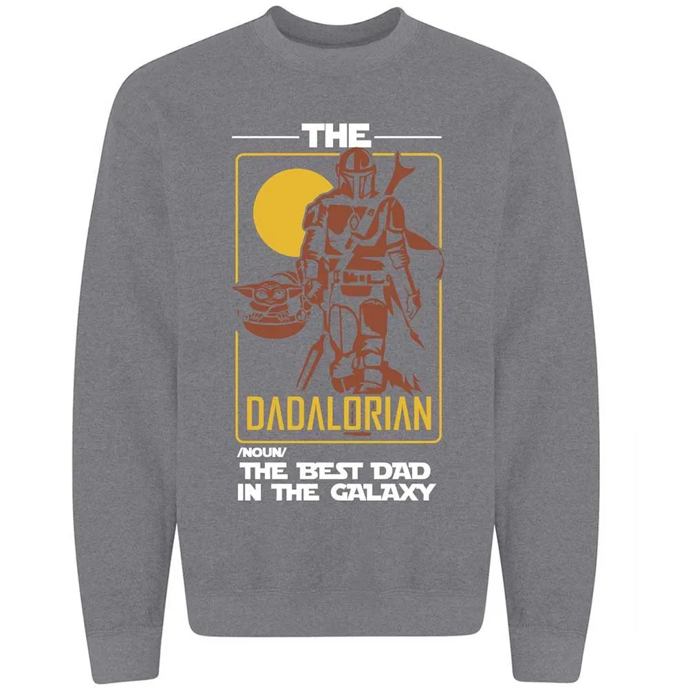 The Dadalorian The Best Dad In The Galaxy - Graphite Heather - 7