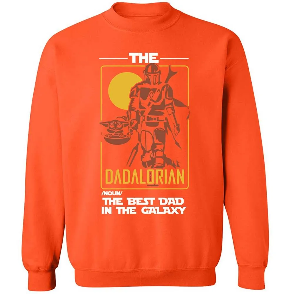The Dadalorian The Best Dad In The Galaxy - Orange - 12