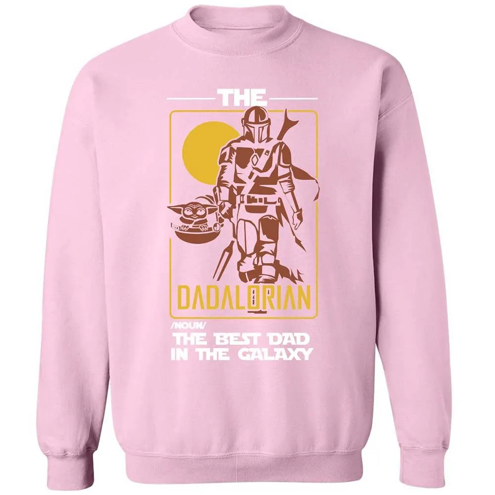 The Dadalorian The Best Dad In The Galaxy - Light Pink - 19
