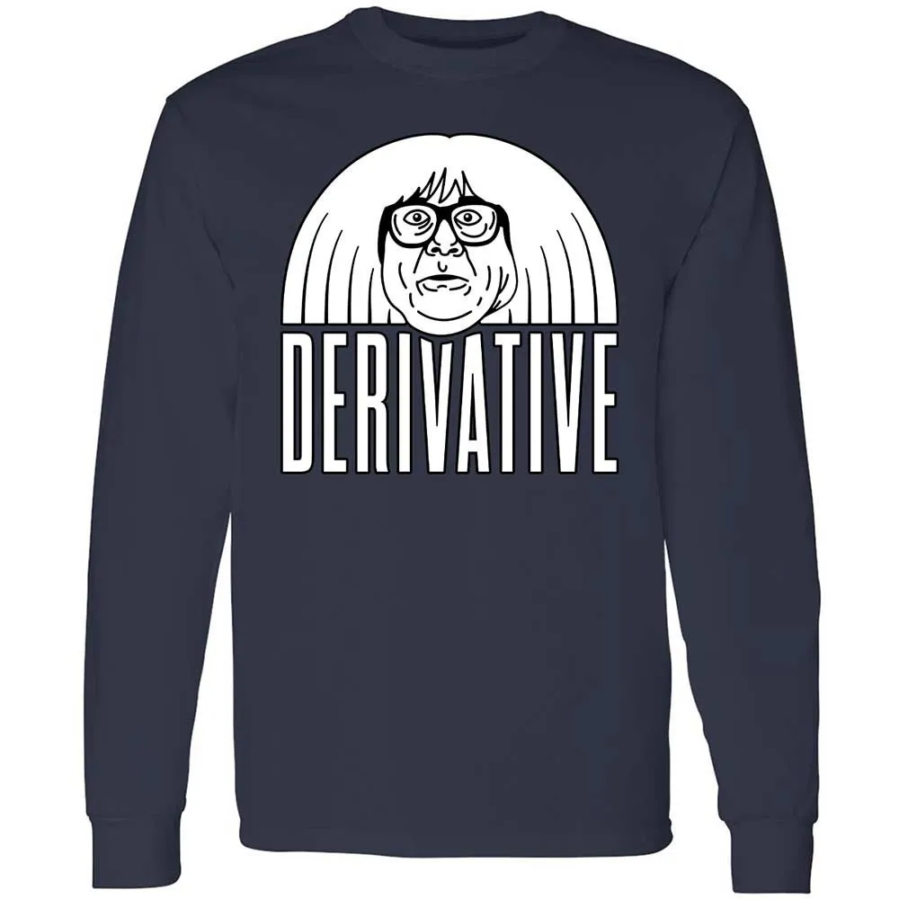 Long Sleeve T-Shirt - LPUYF6TJ - Navy - 2