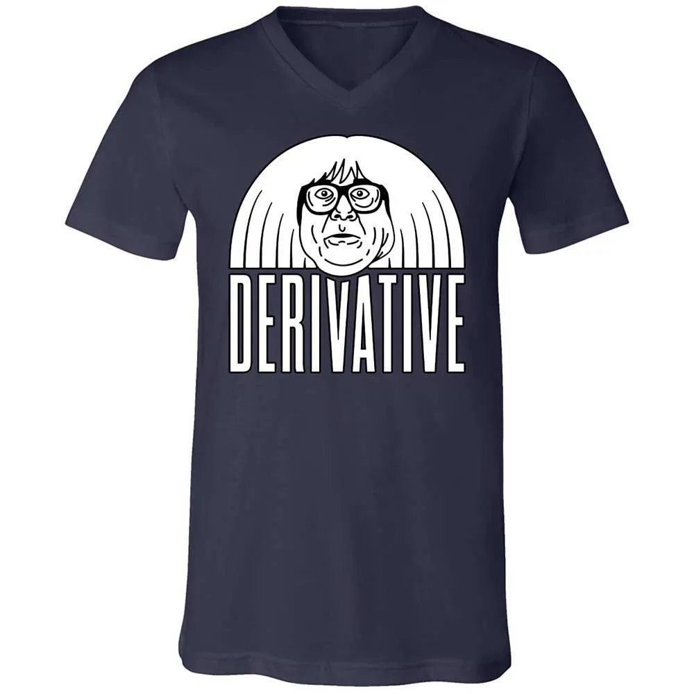 Unisex V-Neck T-Shirt - NCKZ2BPV - Navy - 2