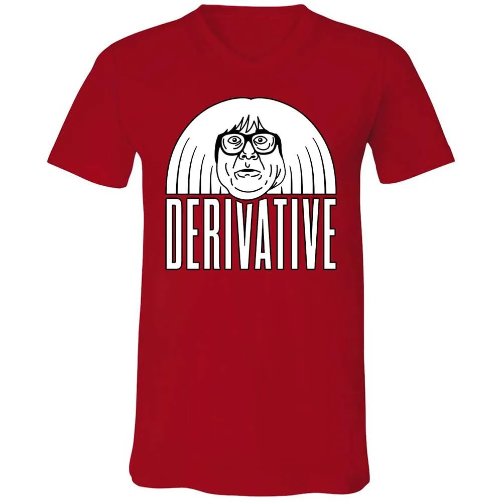 Unisex V-Neck T-Shirt - NCKZ2BPV - Red - 6