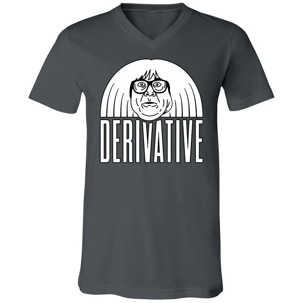 Unisex V-Neck T-Shirt - NCKZ2BPV - Asphalt - 13