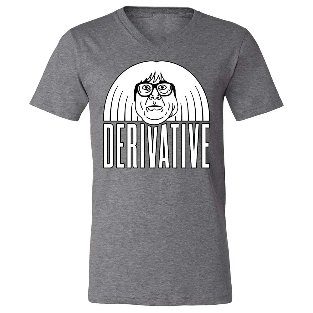 Unisex V-Neck T-Shirt - NCKZ2BPV - Deep Heather - 14