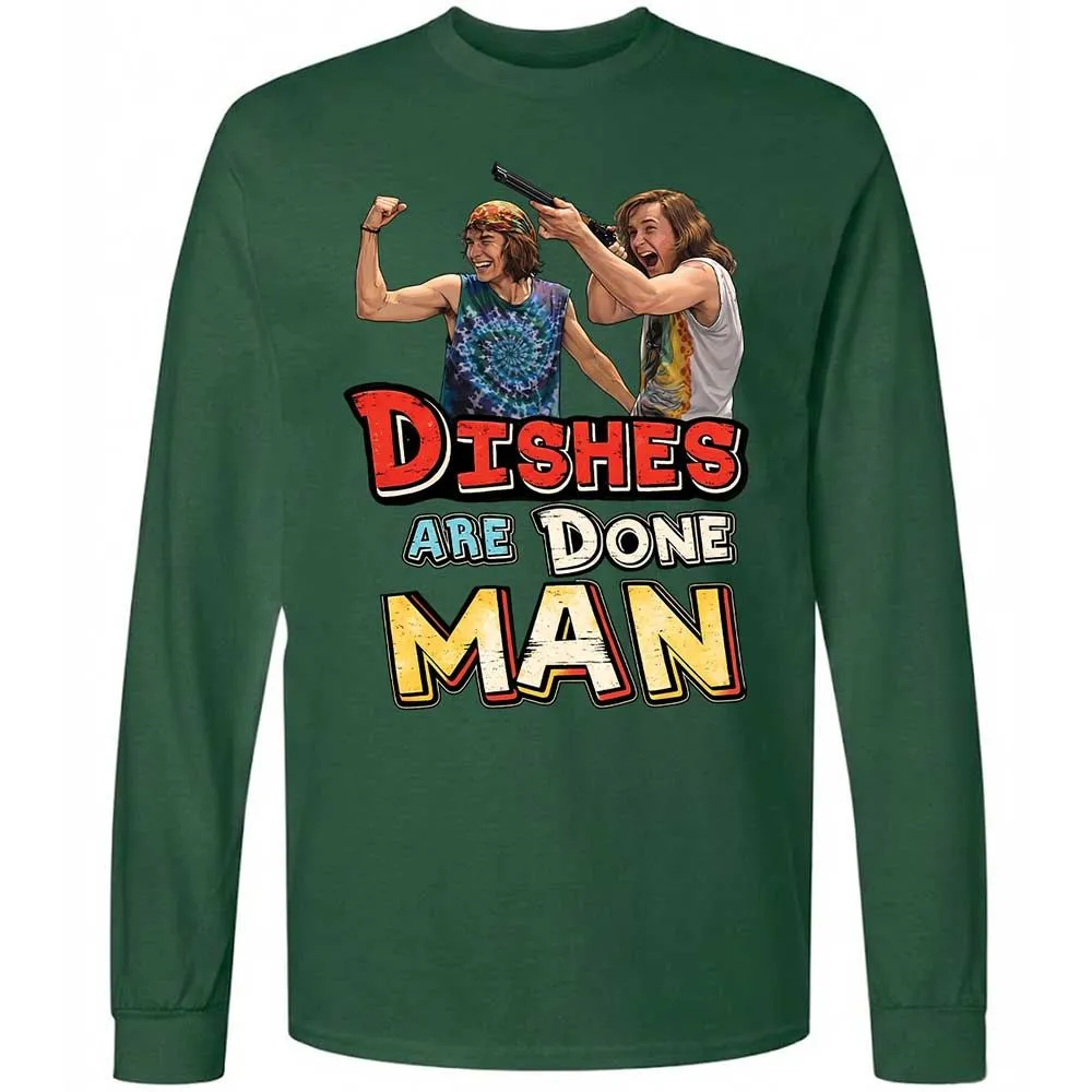 Long Sleeve T-Shirt - VQRUSN7N - Forest Green - 4