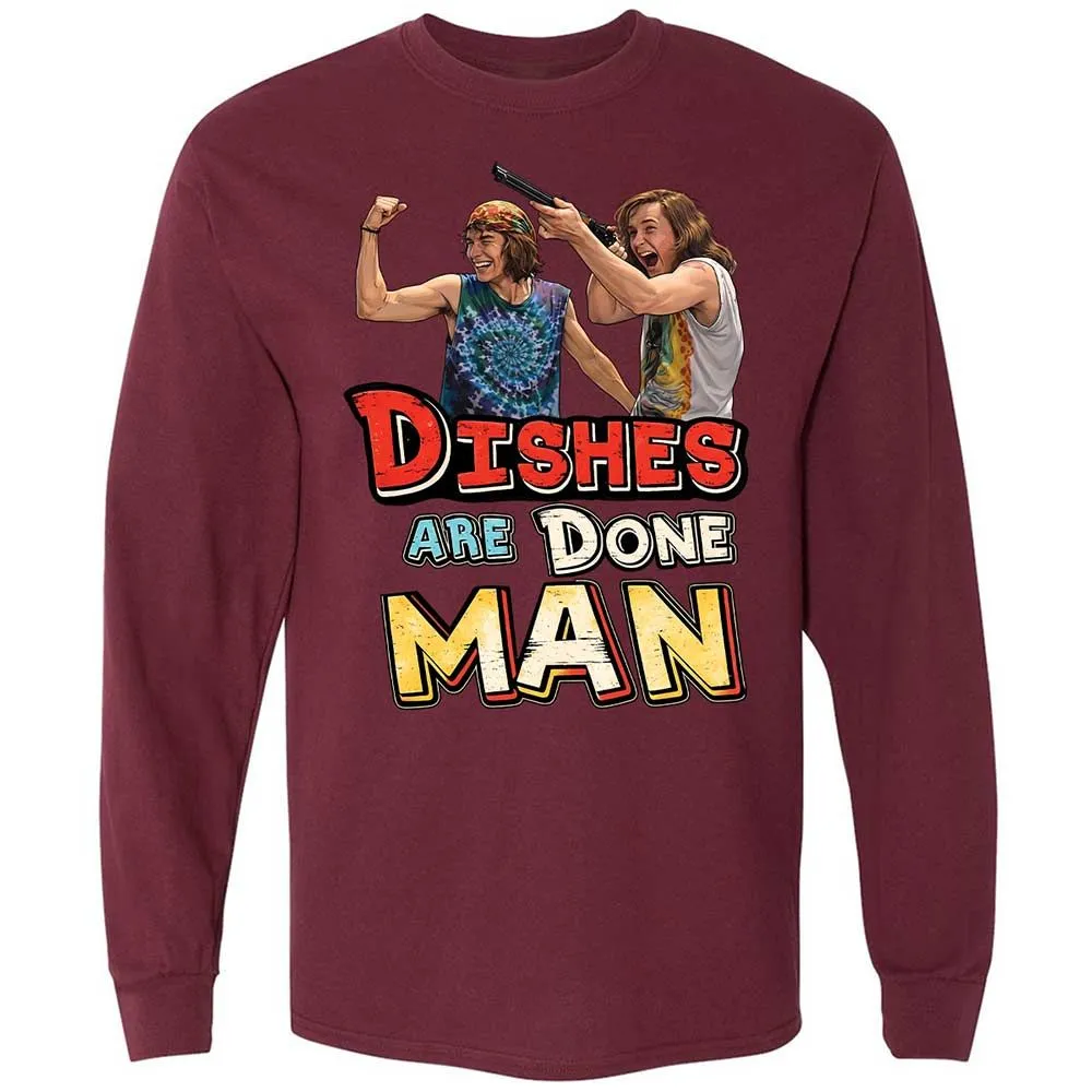 Long Sleeve T-Shirt - VQRUSN7N - Maroon - 6
