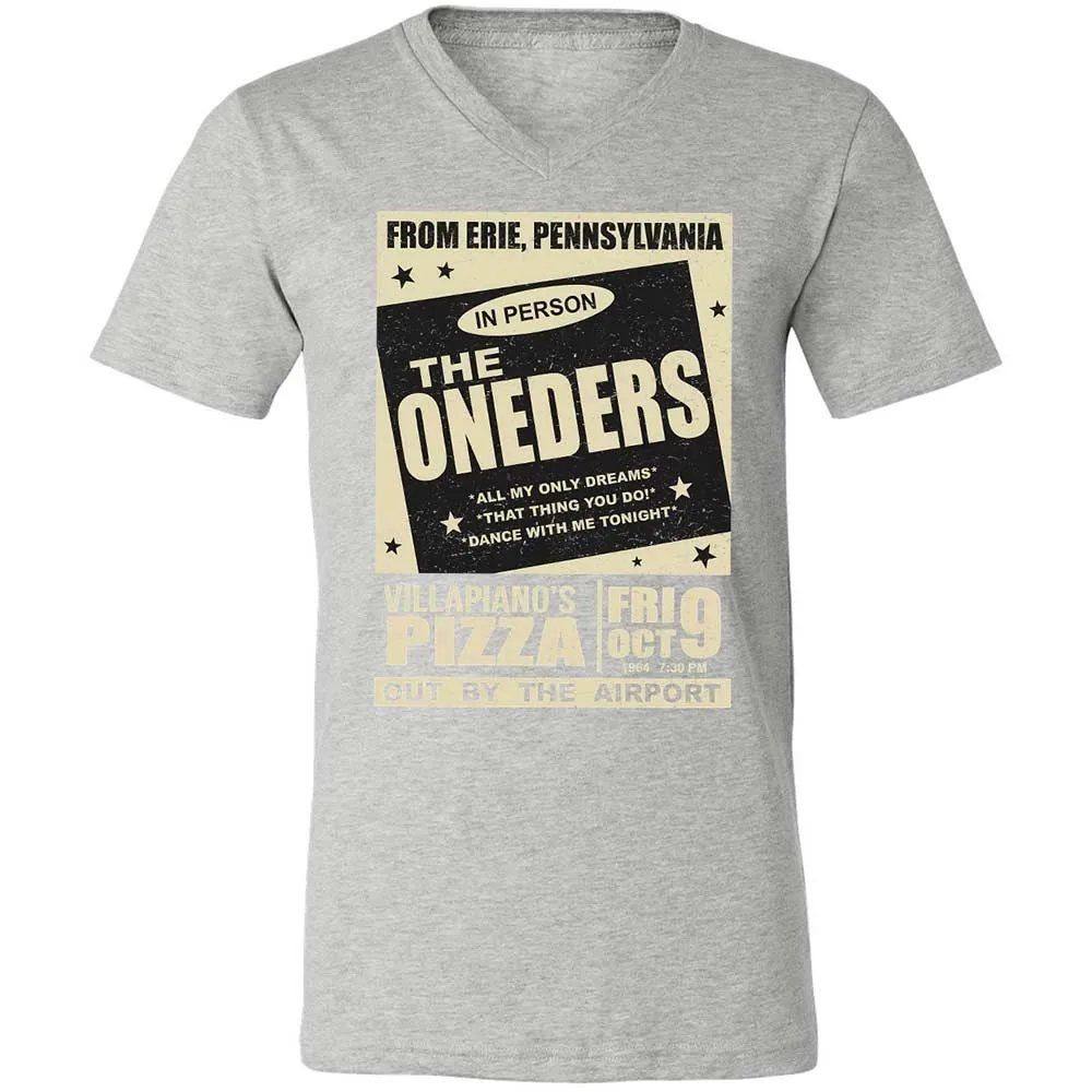 Unisex V-Neck T-Shirt - 7VVKFDQY - Athletic Heather - 15